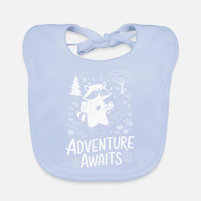 ADVENTURE AWAITS Organic Baby Bibs