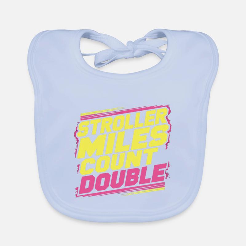 Poussette Miles Count Double 13 Bavoir bio Bébé
