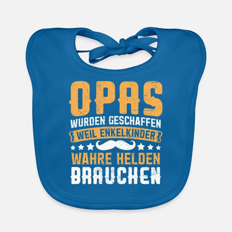 GRANDPAS WERE CREATED BECAUSE Organic Baby Bibs