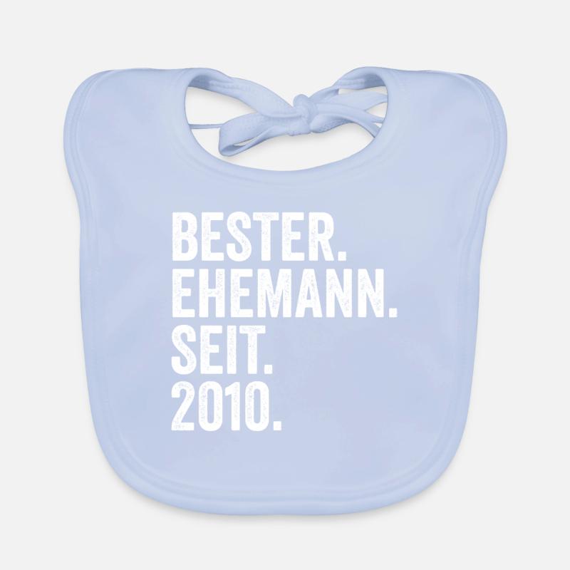 Valentinstag Bester Ehemann Seit 2010 Baby Bio-Lätzchen