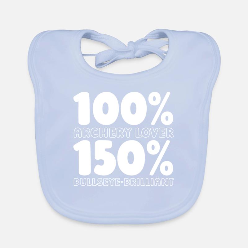 Bogenschießen Bogensport Bogenschütze Baby Bio-Lätzchen