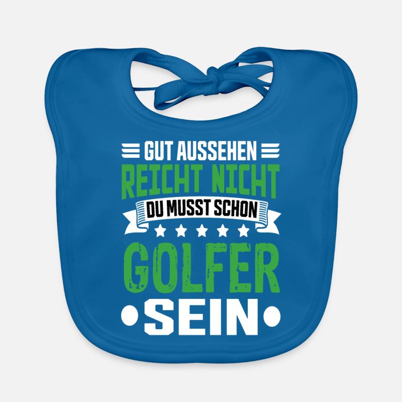 Golfer Organic Baby Bibs