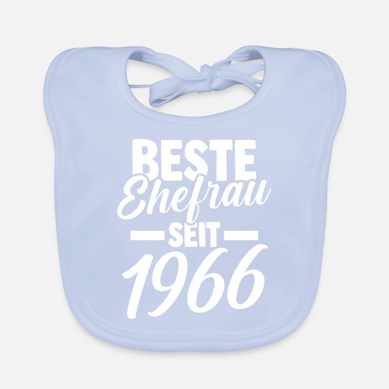 Valentinstag Beste Ehefrau Seit 1966 Baby Bio-Lätzchen