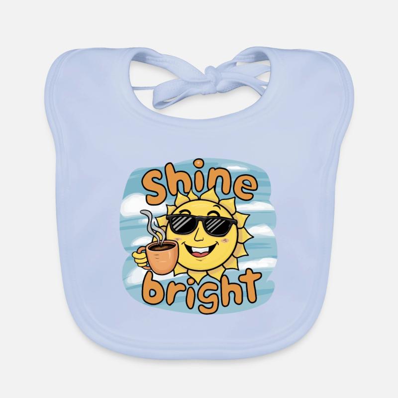 SHINE BRIGHT Organic Baby Bibs