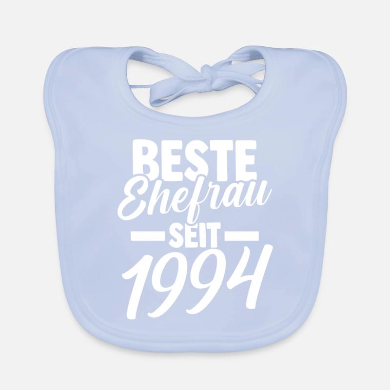 Valentinstag Beste Ehefrau Seit 1994 Baby Bio-Lätzchen
