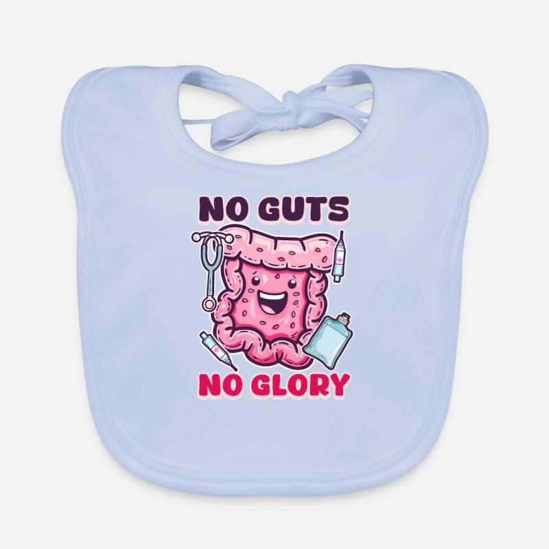 Infirmière GI Pas de tripes pas de gloire Bavoir bio Bébé