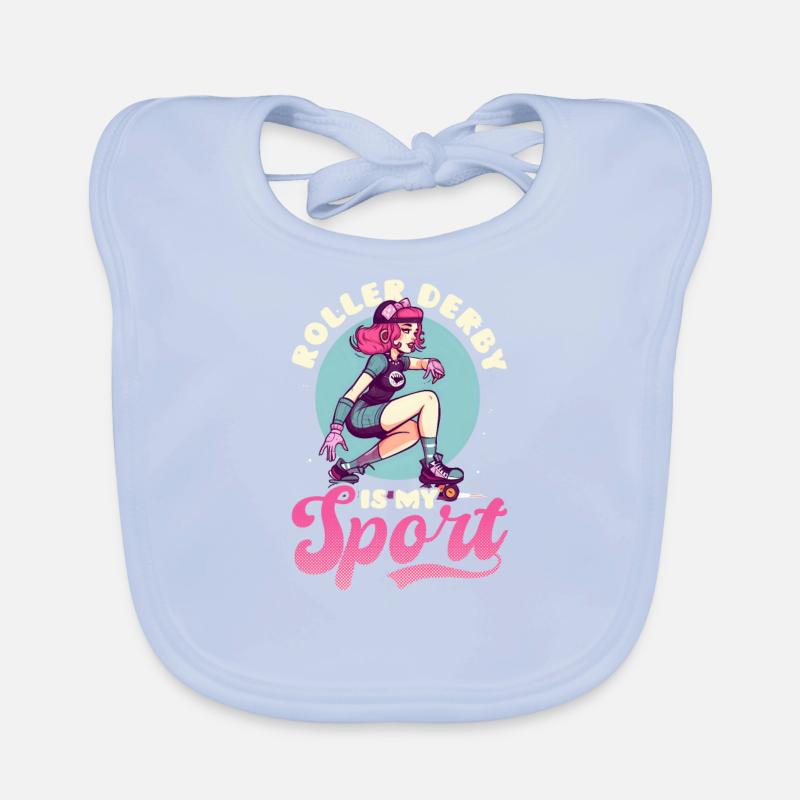 Roller Derby Roller Derby est un sport Bavoir bio Bébé