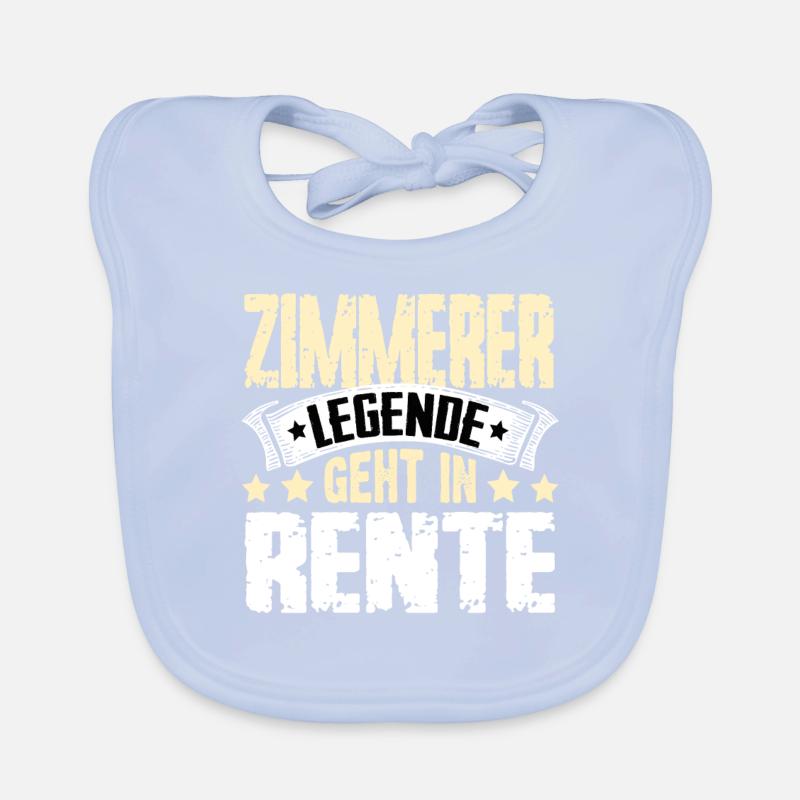 Zimmerer Legende Geht In Rente Baby Bio-Lätzchen
