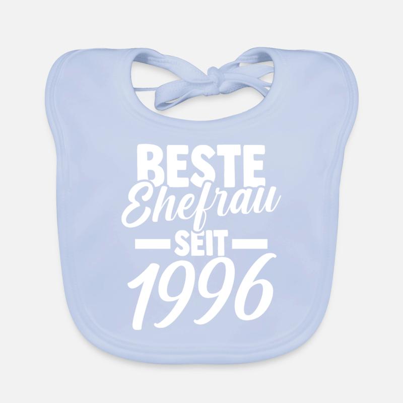 Valentinstag Beste Ehefrau Seit 1996 Baby Bio-Lätzchen