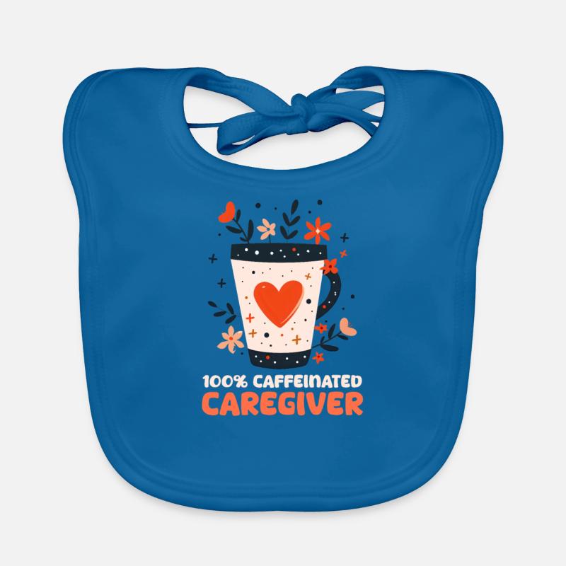 MDS Nurse 100% Caffeinated Caregiver Organic Baby Bibs