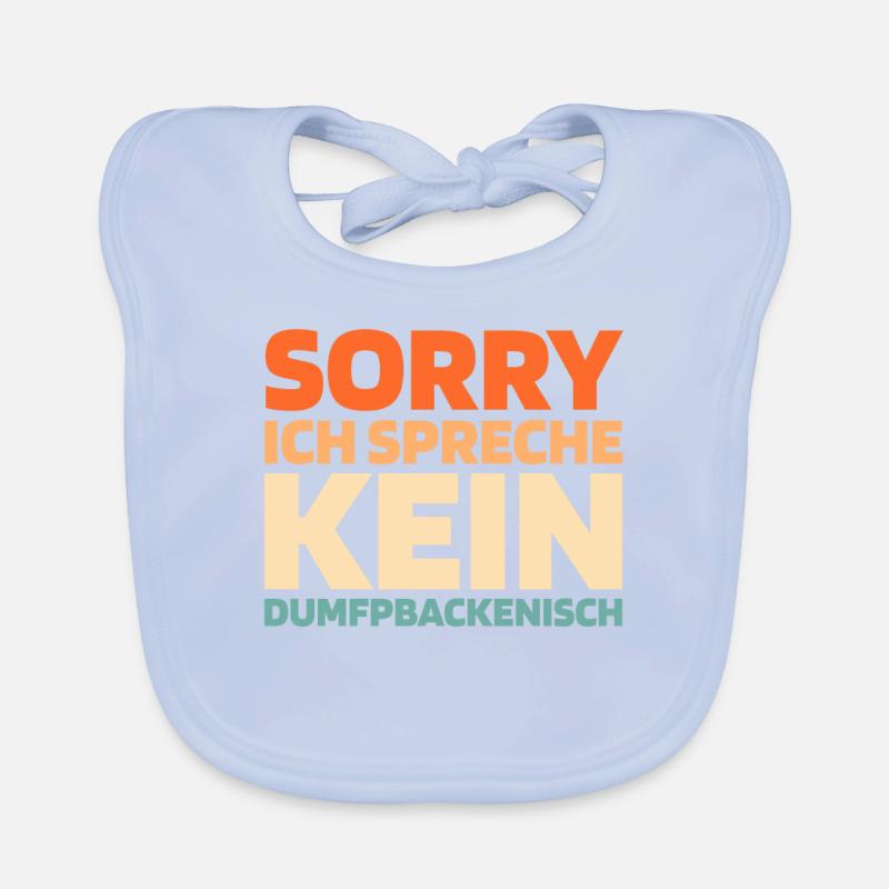 Schwarzer Humor Baby Bio-Lätzchen