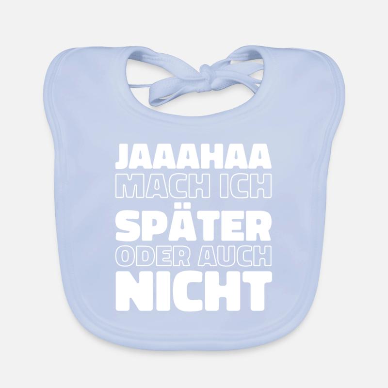 Schwarzer Humor Baby Bio-Lätzchen