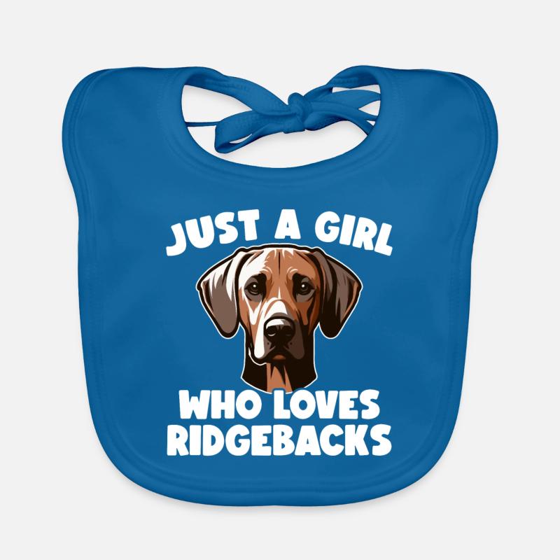 Rhodesian Ridgeback Mädchen Rhodesian Ridgebacks Baby Bio-Lätzchen