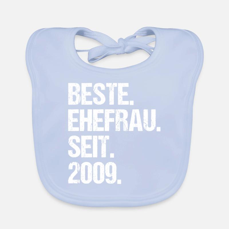 Valentinstag Beste Ehefrau Seit 2009 Baby Bio-Lätzchen