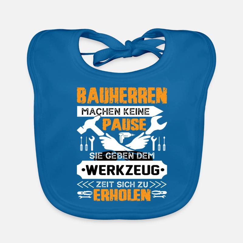 Les constructeurs ne prennent pas de pause Bavoir bio Bébé