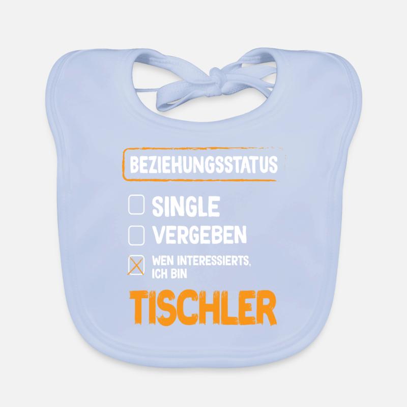 Carpenter Relationship Status Organic Baby Bibs