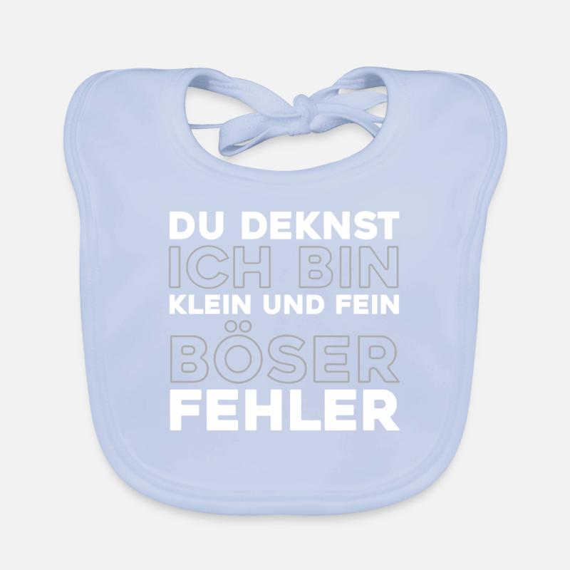 Schwarzer Humor Baby Bio-Lätzchen