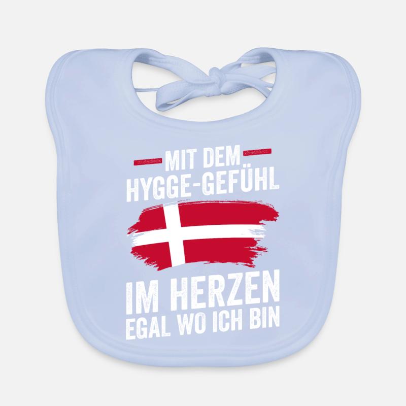 Danois Danemark Bavoir bio Bébé