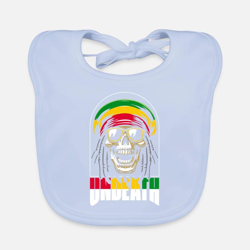 Reggae Crâne Undeath Bavoir bio Bébé