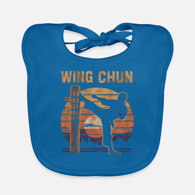 Wing Chun Kampfsport Geschenk Baby Bio-Lätzchen