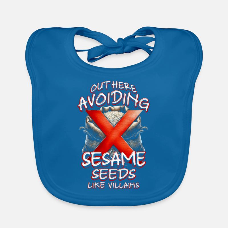 Kapselfrüchteallergie Out Here Avoiding Sesame Baby Bio-Lätzchen