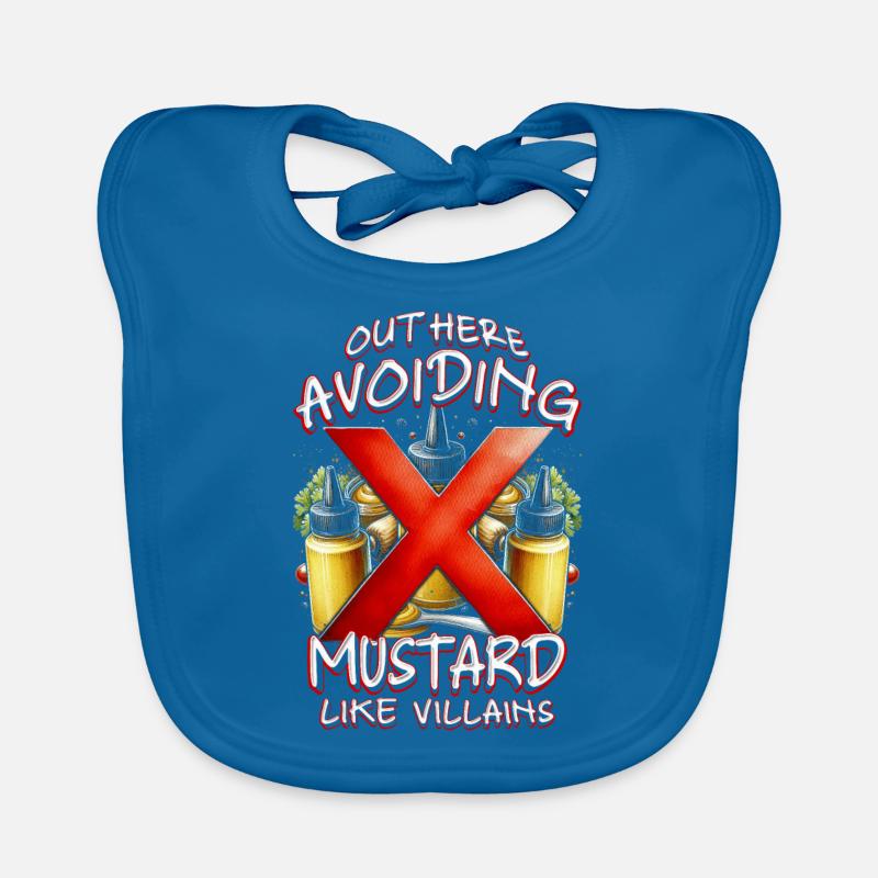 Senfallergie Out Here Avoiding Mustard Baby Bio-Lätzchen