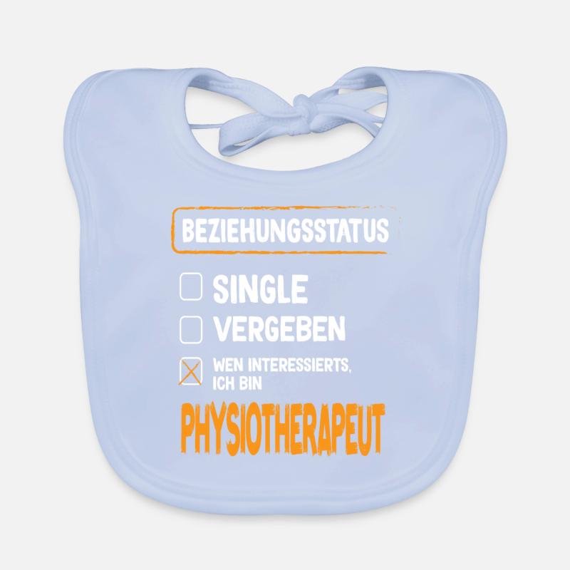 Kinésithérapeute Statut relationnel Physiothérapie Bavoir bio Bébé