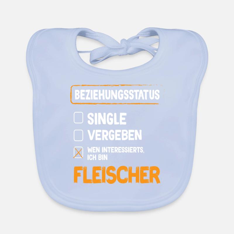 Statut de la relation de boucher Boucher Boucher Bavoir bio Bébé