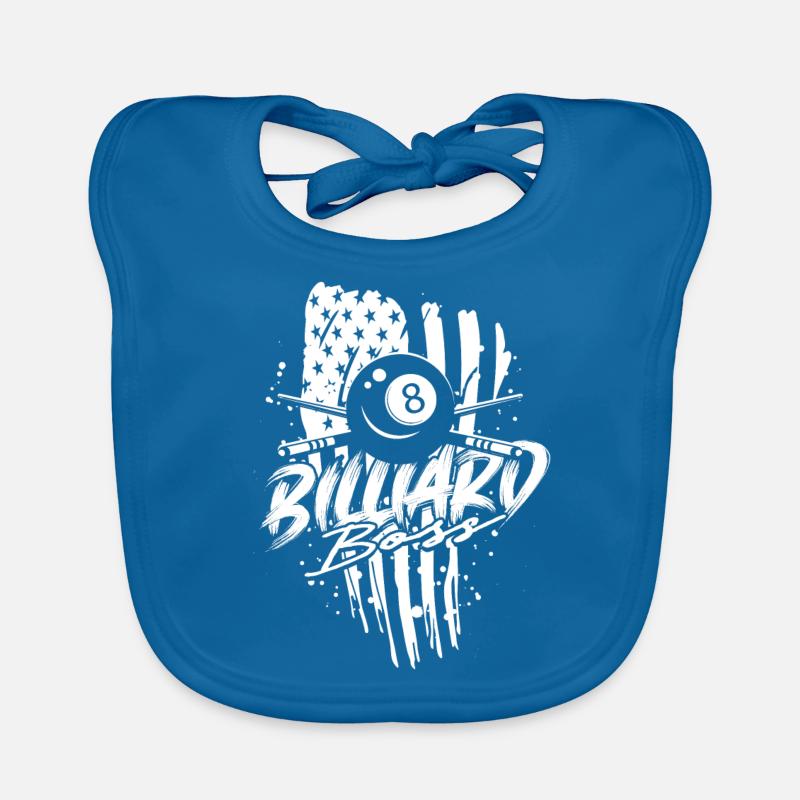 8-Ball Billard Baby Bio-Lätzchen