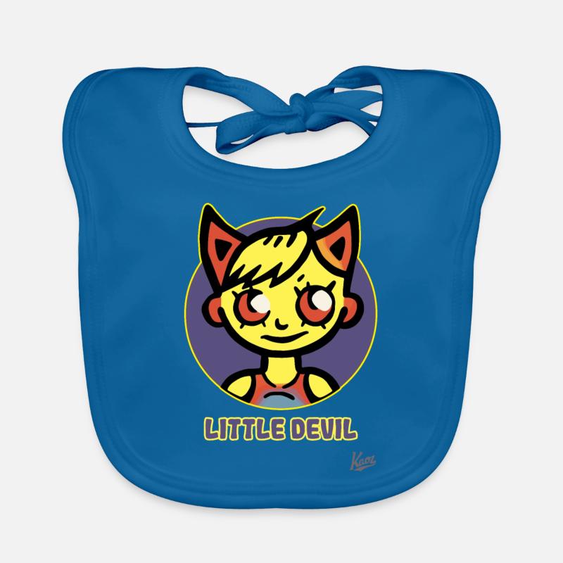 Little devil or little she-devil Organic Baby Bibs