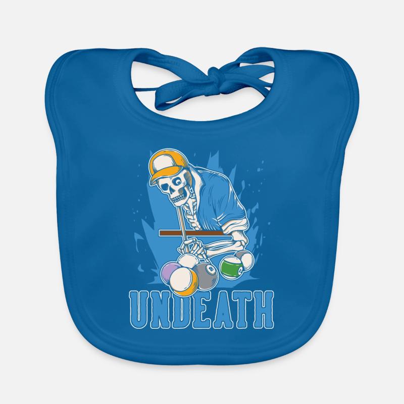Billiards Undeath Organic Baby Bibs