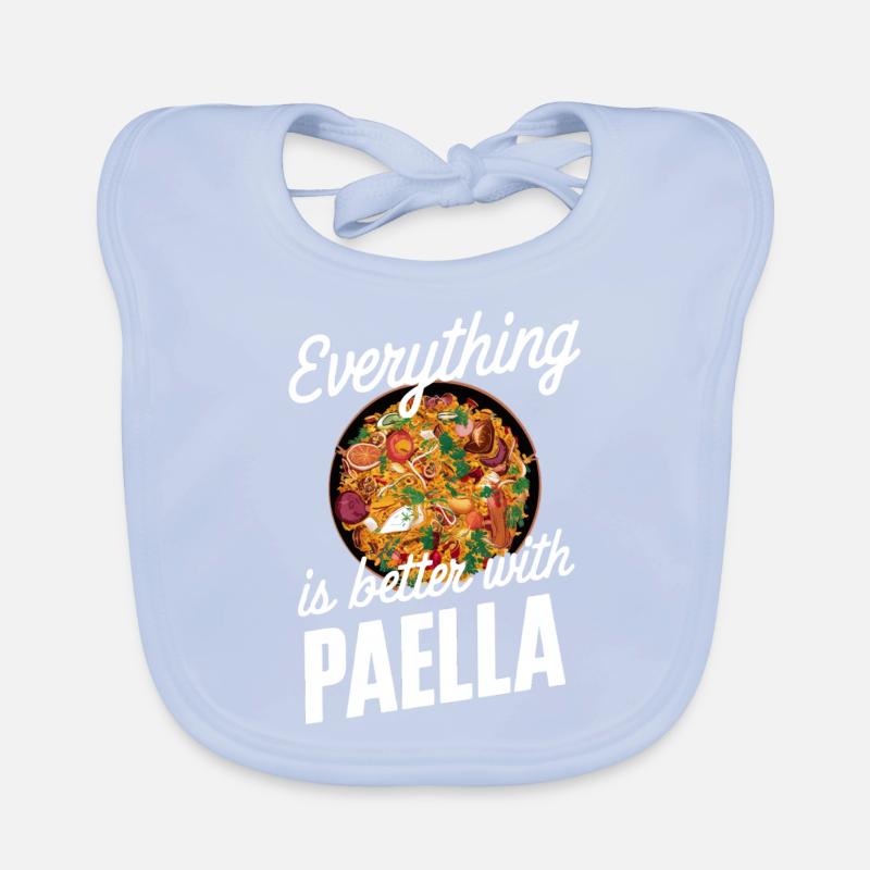 Everything Is Better With Paella Baby Bio-Lätzchen