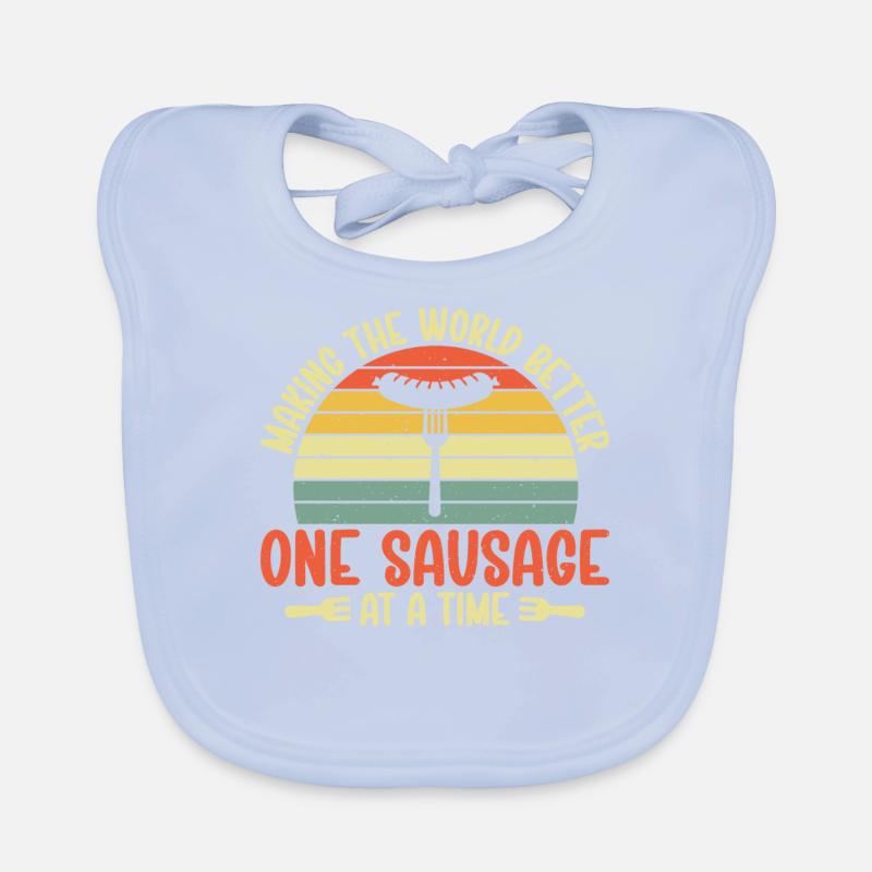 Sausage Lover Baby Bio-Lätzchen