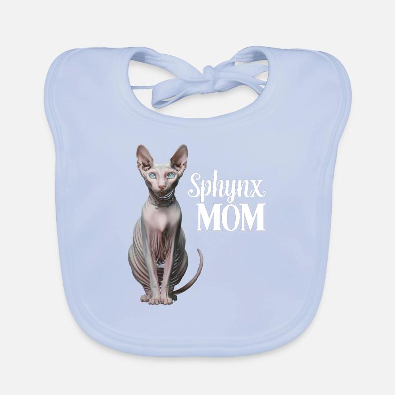 Katze Sphynx Geschenk Baby Bio-Lätzchen
