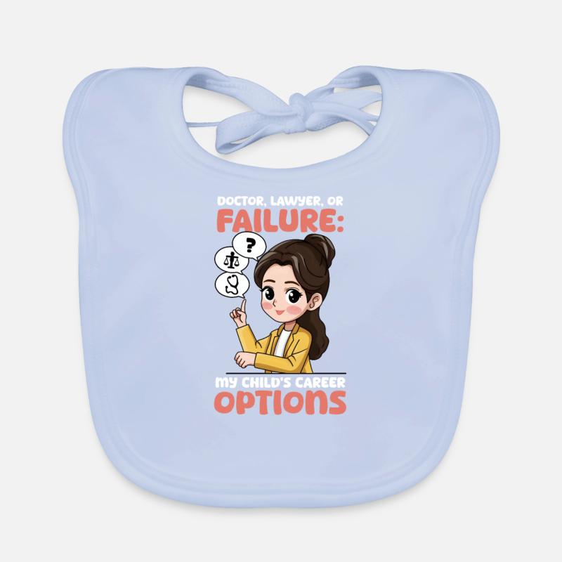 Chinesische Mutter, Ärztin, Anwältin oder Versagen Kinderoptionen Baby Bio-Lätzchen