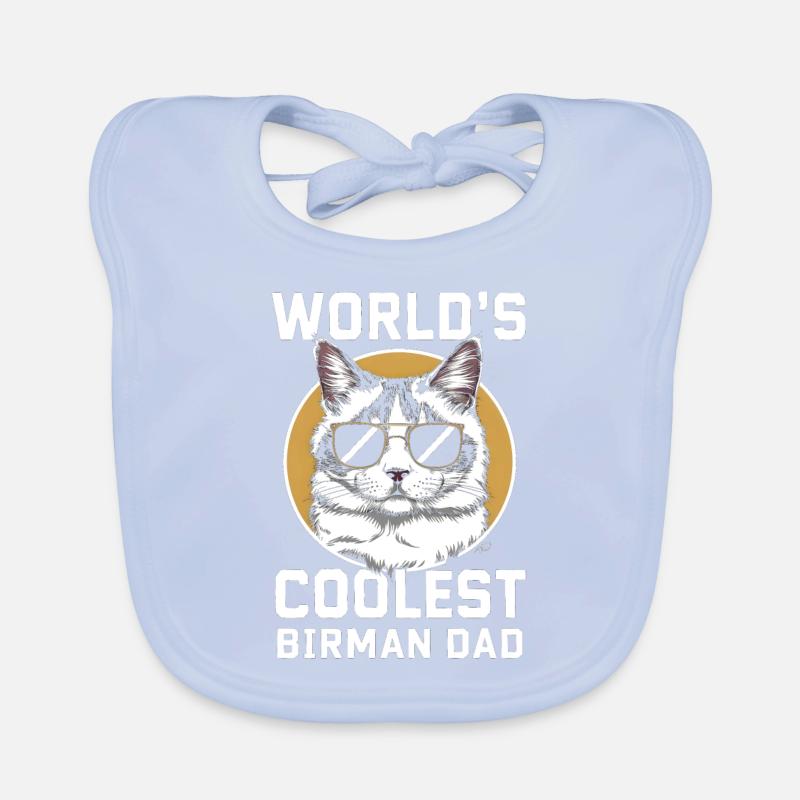 Katze Birma Geschenk Baby Bio-Lätzchen