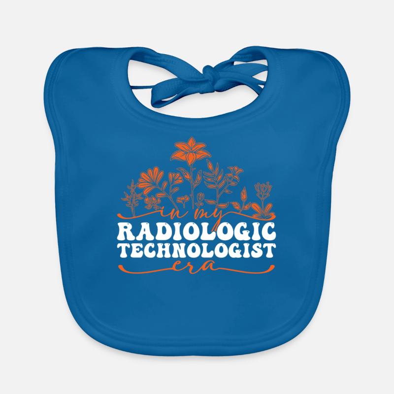 Radiologic Technologist Ära Blumen Baby Bio-Lätzchen