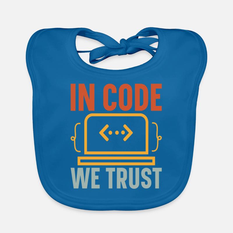 Programmeur Informaticien Cadeau de nerd informatique Bavoir bio Bébé