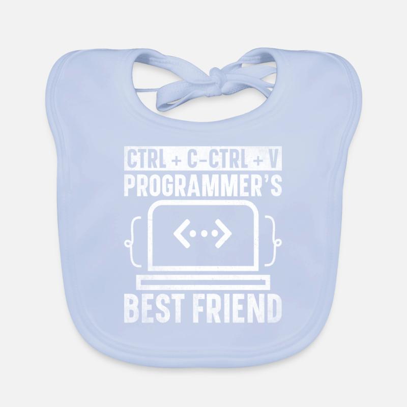 Programmierer Informatiker Computer Nerd Geschenk Baby Bio-Lätzchen