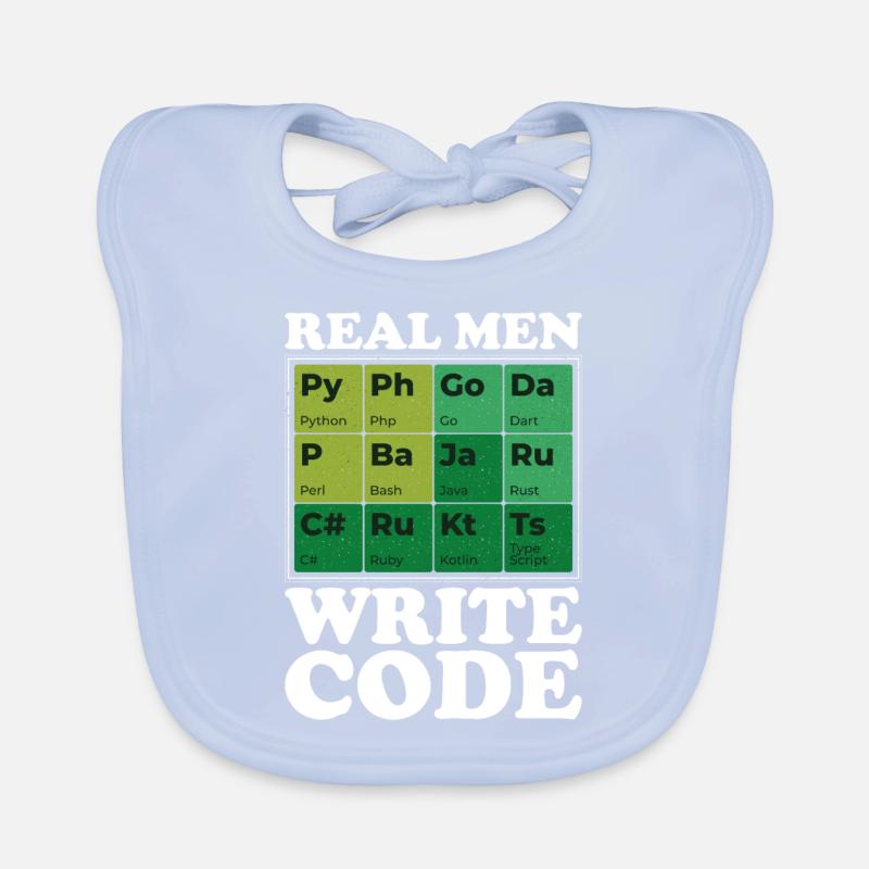 Programmierer Informatiker Computer Nerd Geschenk Baby Bio-Lätzchen