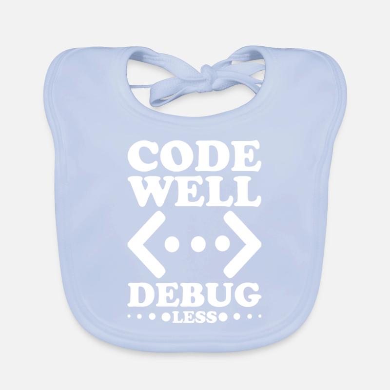 Programmierer Informatiker Computer Nerd Geschenk Baby Bio-Lätzchen