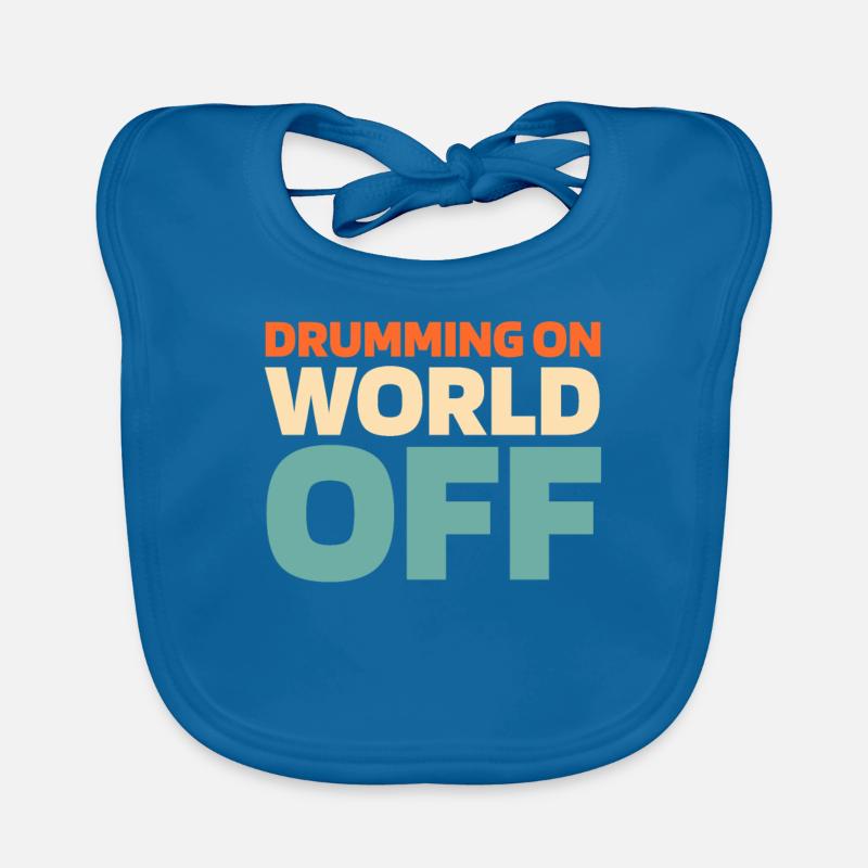 Drums Drummers Drummers Organic Baby Bibs