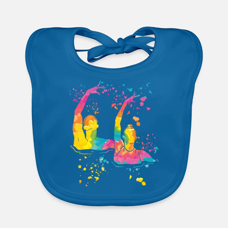 Artistic Swim Team Synchronschwimmen Baby Bio-Lätzchen