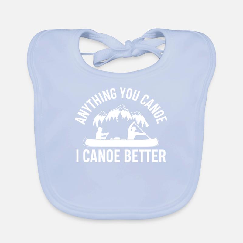 Jeu de mots de canoë Bavoir bio Bébé