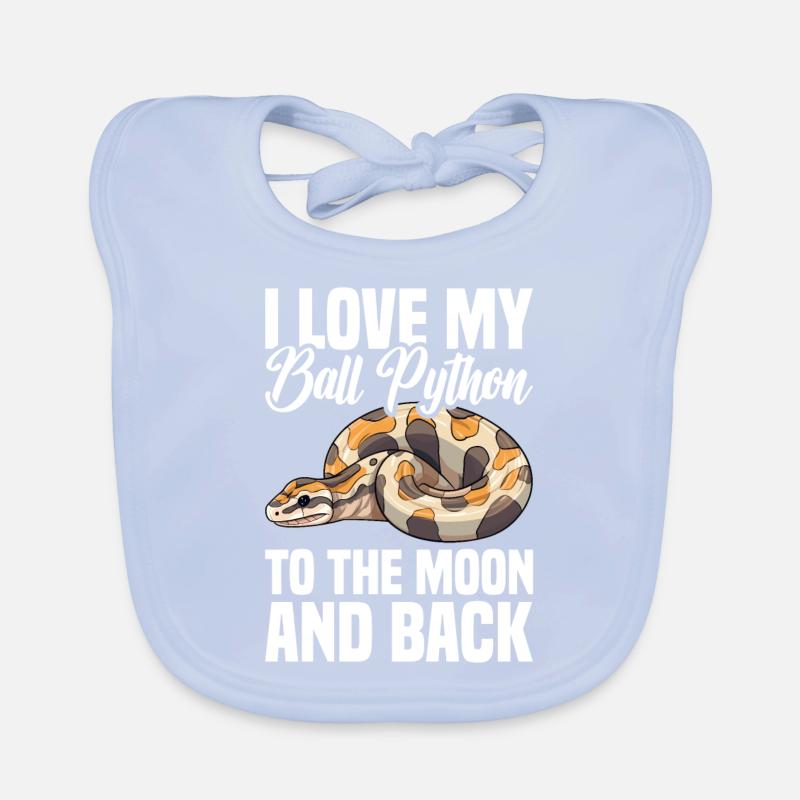 Boule de banane Python Herpétologiste Boule de corail Bavoir bio Bébé