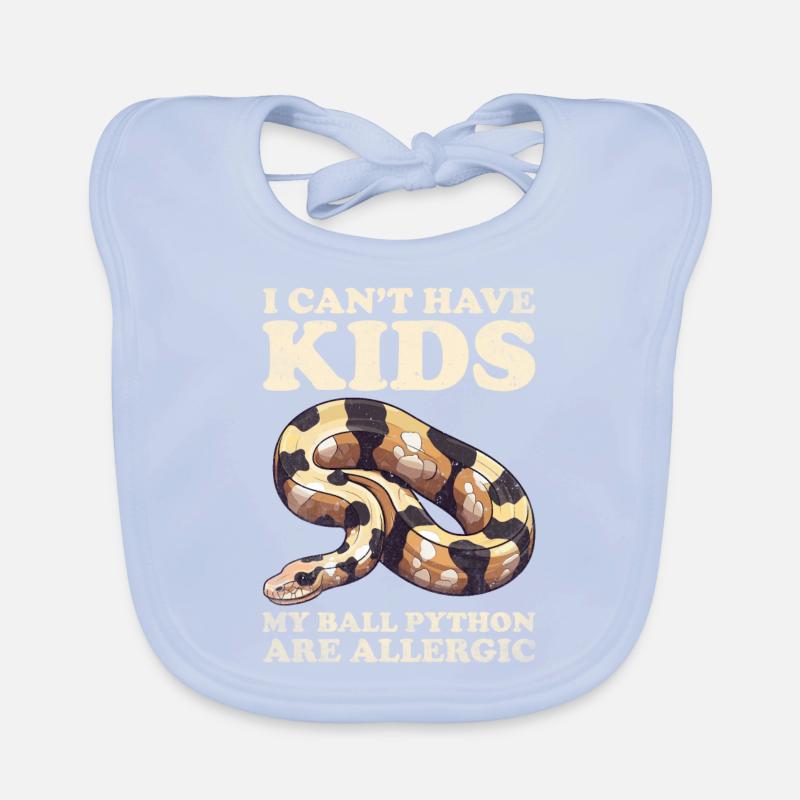 Boule de banane Python Herpétologiste Boule de corail Bavoir bio Bébé