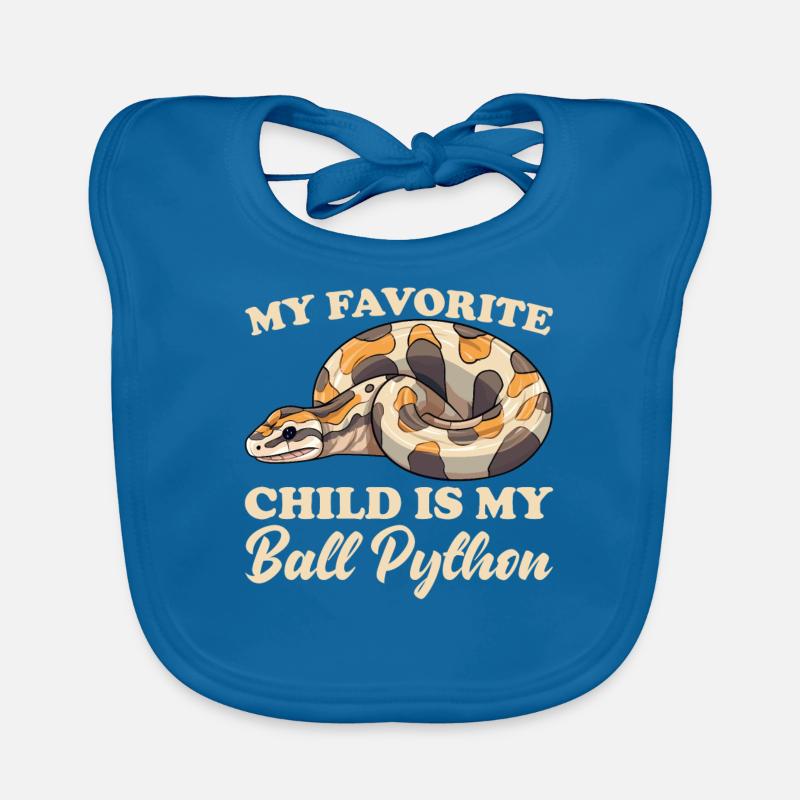 Boule de banane Python Herpétologiste Boule de corail Bavoir bio Bébé