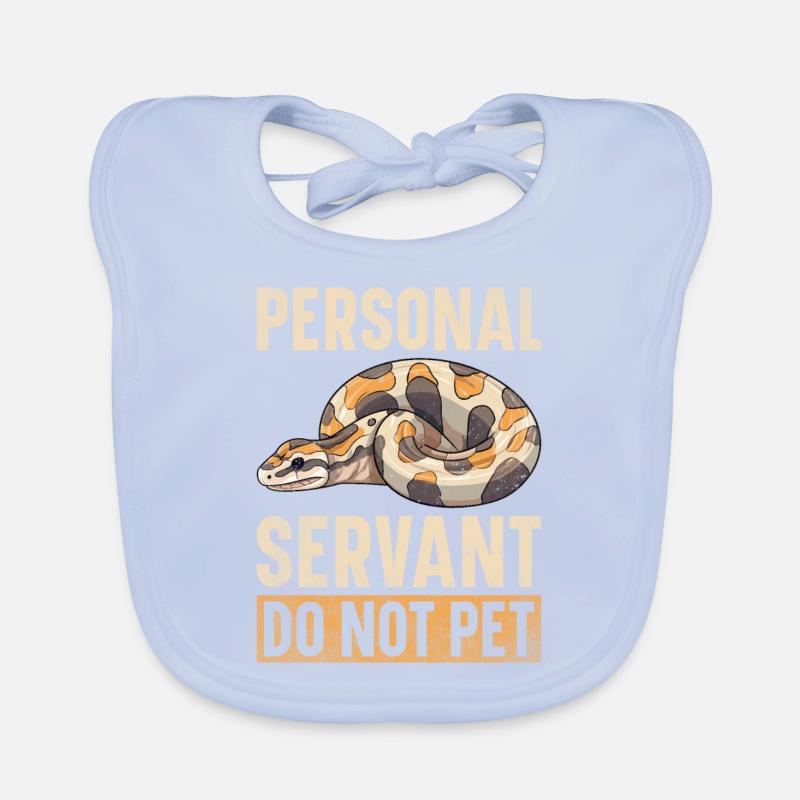Boule de banane Python Herpétologiste Boule de corail Bavoir bio Bébé