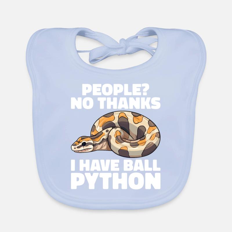 Boule de banane Python Herpétologiste Boule de corail Bavoir bio Bébé