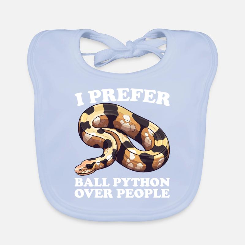 Boule de banane Python Herpétologiste Boule de corail Bavoir bio Bébé